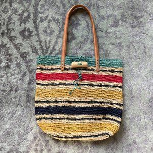 Mar Y Sol for Tommy Bahama Raffia Tote Bag